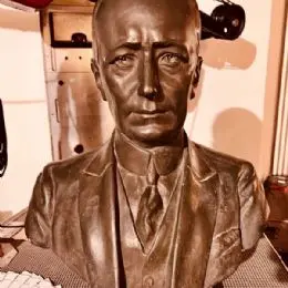 Busto de Guglielmo Marconi