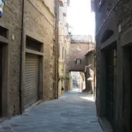 Straßen des historischen Zentrums von Cortona