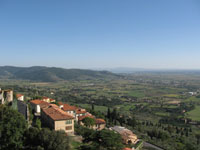 Landscape of Cortona, Valdarno